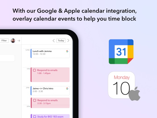 Ellie - Daily Planner iPad screenshot 5 - Productivity app