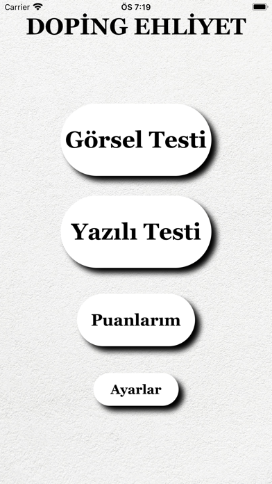 Doping Ehliyet Sınavı Screenshot