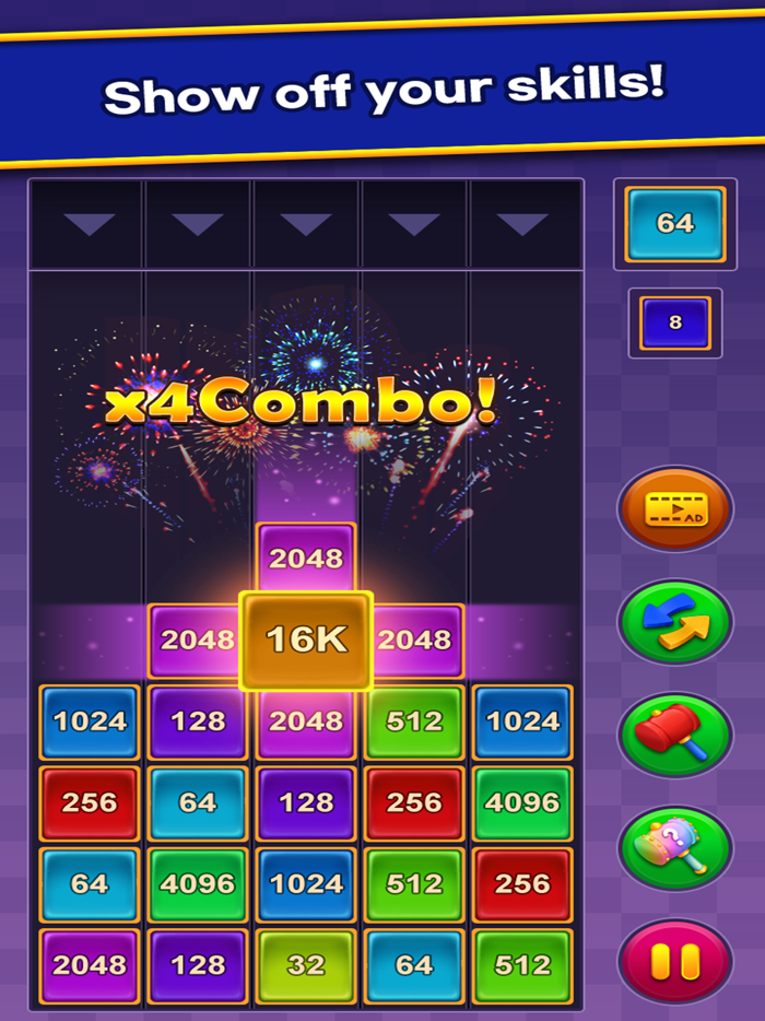 Number One - 2048 Merge Game