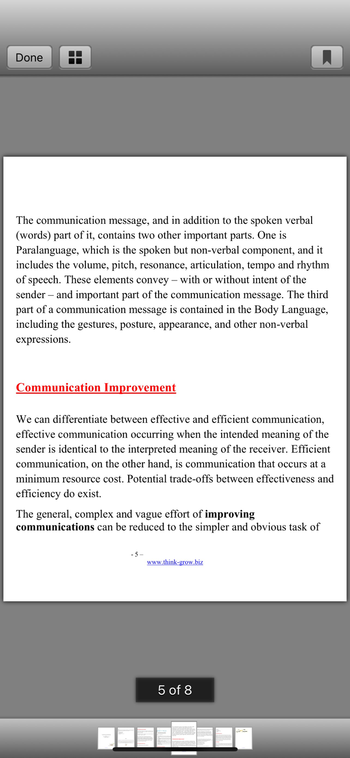 Communicate  Think-Grow KM