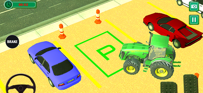 Modern Parking Tractor Games