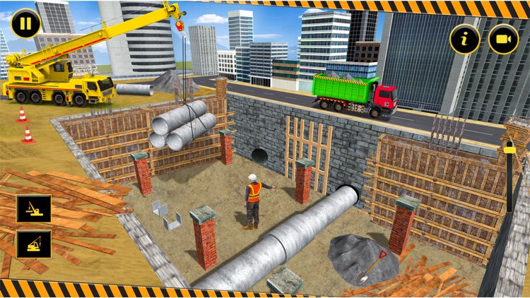 Heavy Construction Truck Games screenshot-3