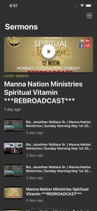 Manna Nation Ministries screenshot #2 for iPhone
