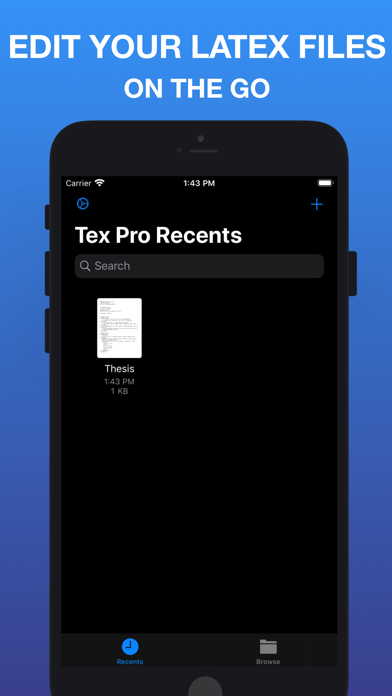 LaTeX Editor Tex Pro Screenshot