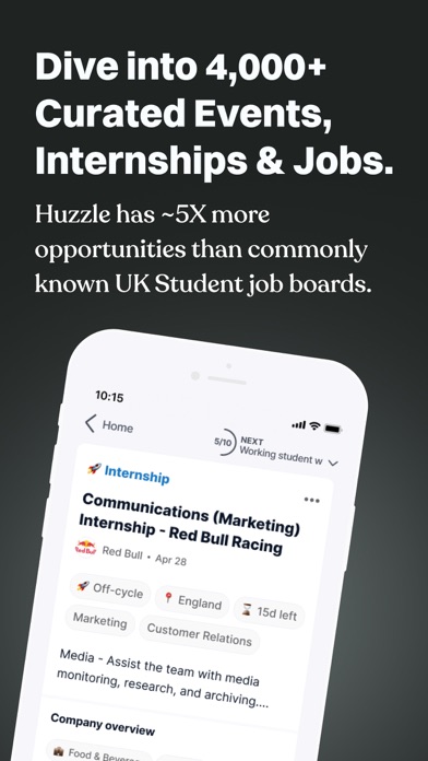 Huzzle – Student Careers Screenshot