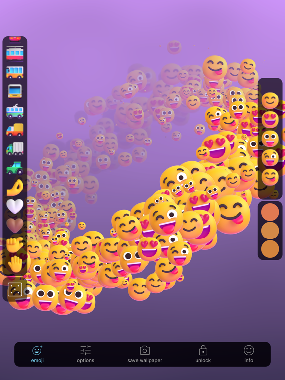 MOJI MOJI : Wallpaper Maker iPad screenshot
