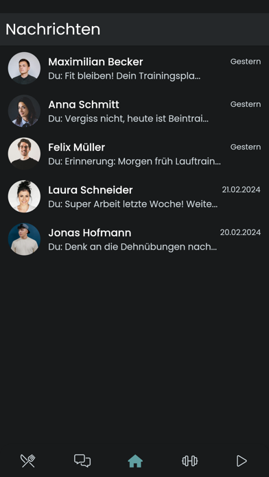 Online Coach Screenshot