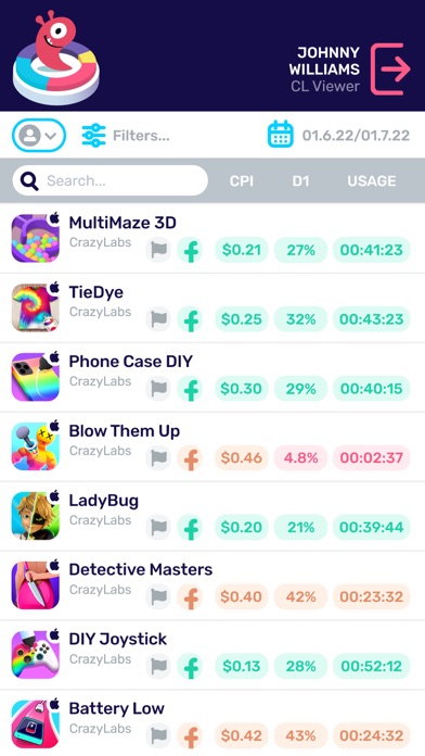 CLIK by CrazyLabs Screenshot 2 - AppWisp.com CLIK by CrazyLabs Screenshot 2 - AppWisp.com