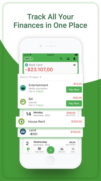 Finance Assist: Money Tracker Screenshot
