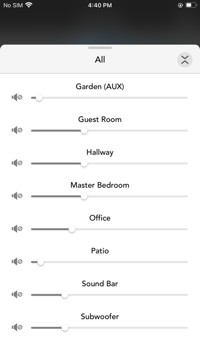 Screenshot #3 pour Onkyo Music Control App