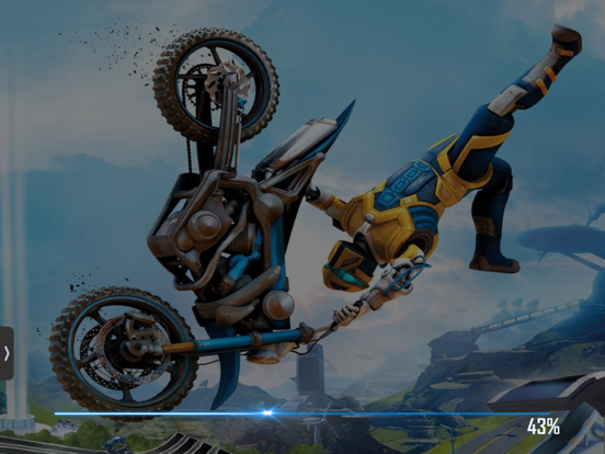 Screenshot #1 for SuperHero Bike Stunt Racing Go