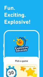 explosive seconds - word game iphone screenshot 1