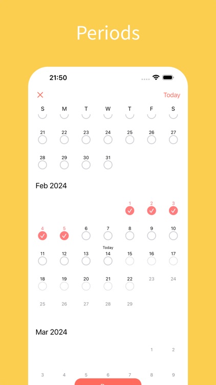 Period Tracker - Cycle Log App screenshot-3