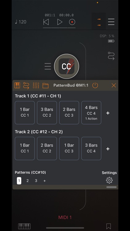 PatternBud - MIDI CC Sequencer