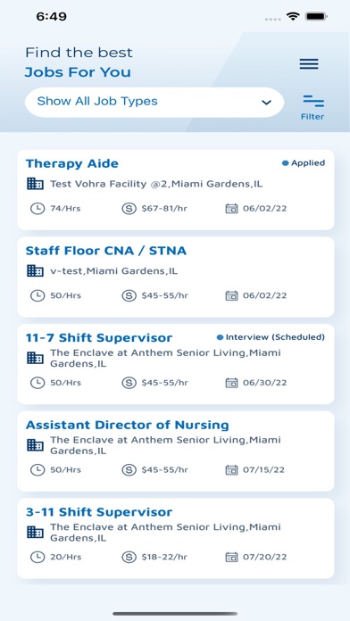 Vohra Staffing Screenshot