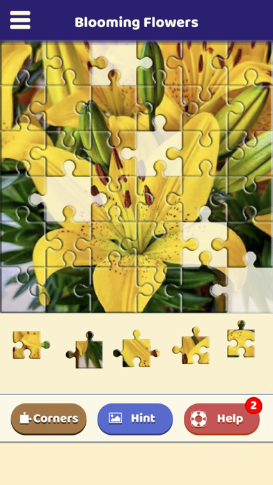 Blooming Flowers Puzzle Screenshot