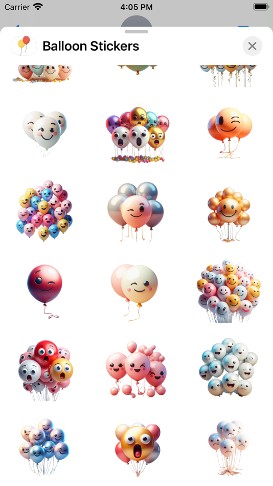 #2. Balloon Stickers (iOS) Podle: Paul Scott