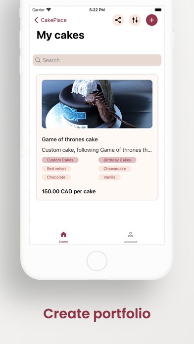 CakePlace Screenshot