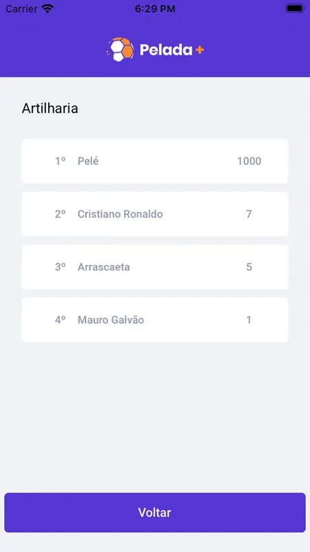 Pelada+ screenshot 10 of 10