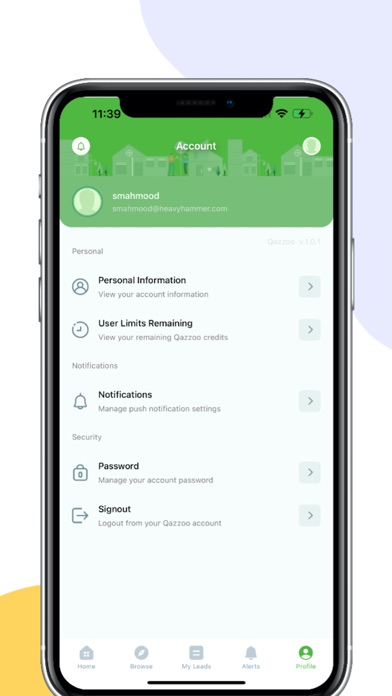 Qazzoo : Real Estate Leads Screenshot