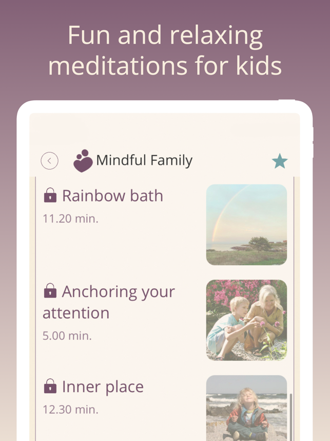 ‎Mindful Family kids meditation Capture d'écran