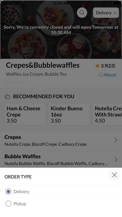 Crepes & Bubblewaffles Screenshot