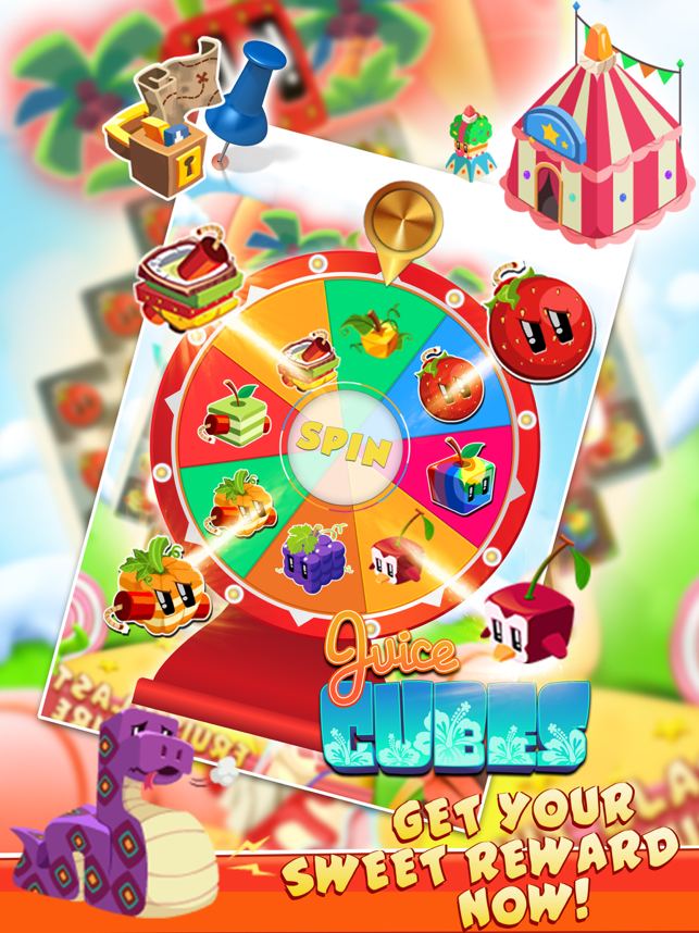 ‎Juice Cubes match 3 game Screenshot