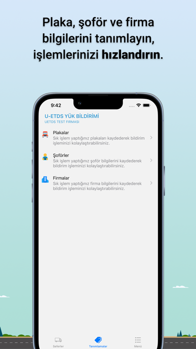 UETDS Yük Bildirimi Screenshot