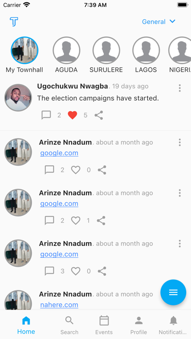 Townhall Screenshot
