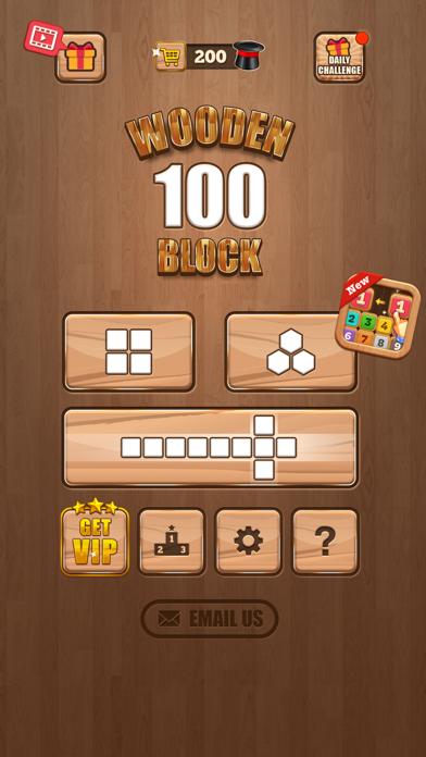 Wooden 100 Block Puzzle Game Screenshot