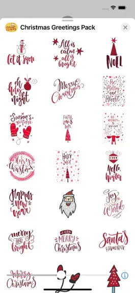 Game screenshot Christmas Greetings Pack hack