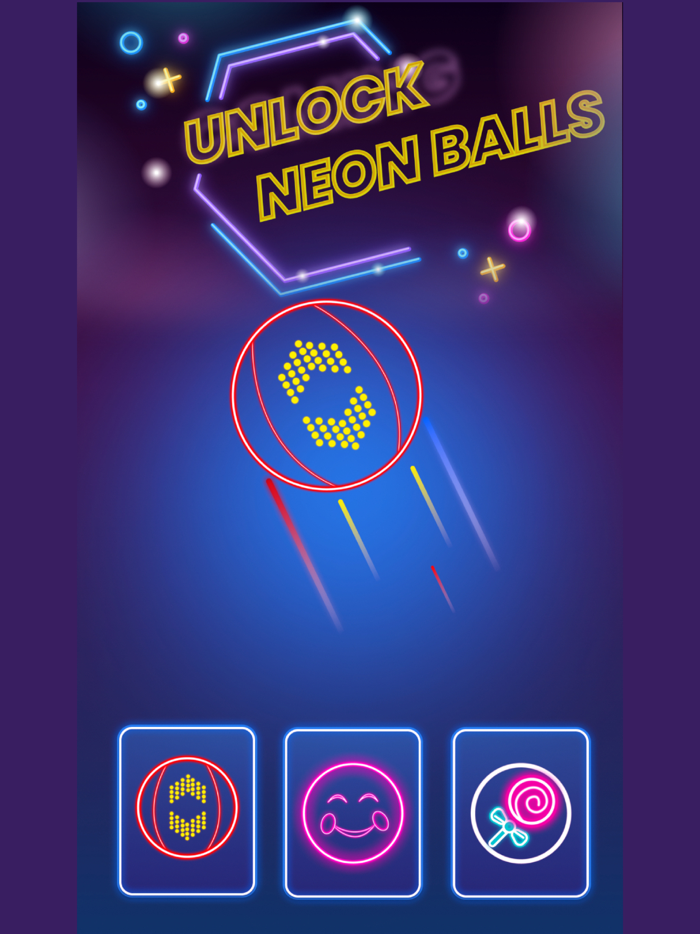 Neon Ball Hop – Aim and Shoot
