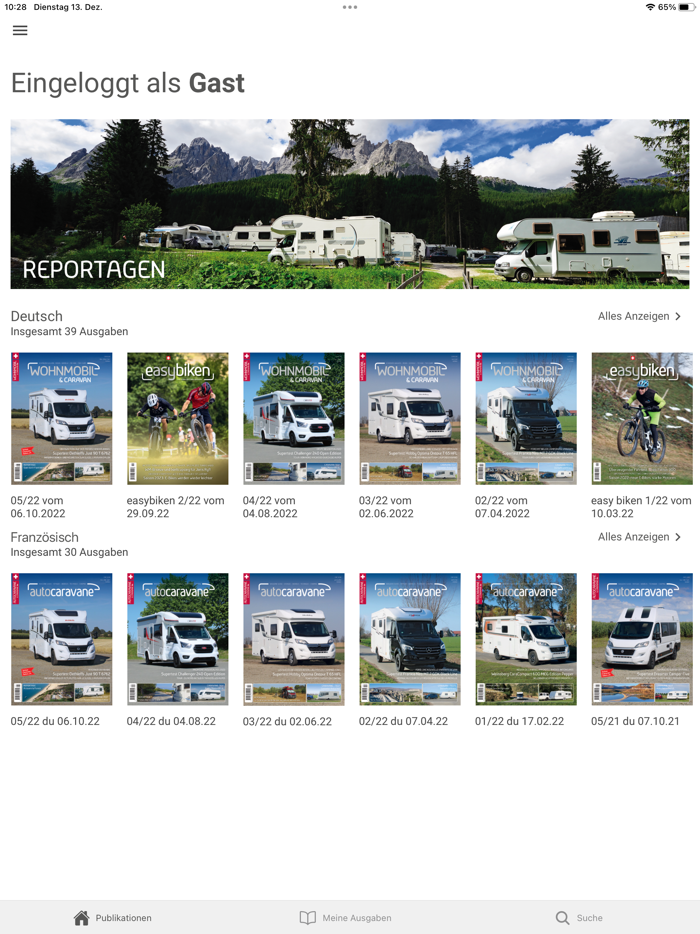 Wohnmobil and Caravan