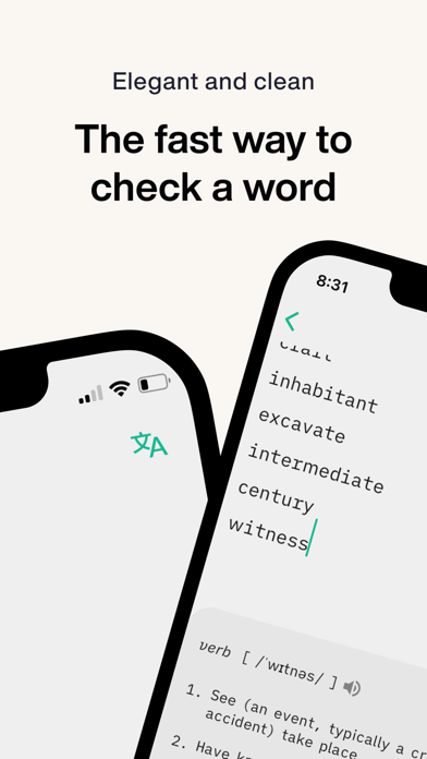 Wordnote Dictionary Screenshot