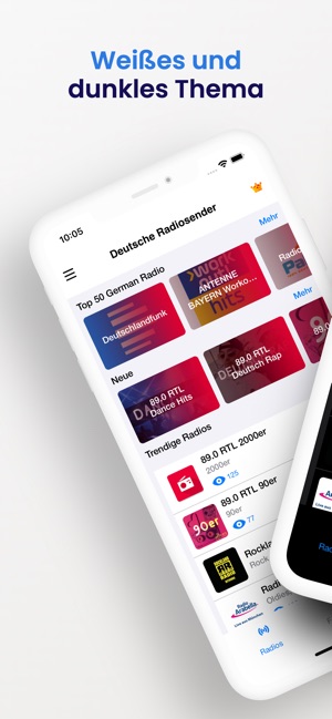 Deutsche Radiosender en App Store