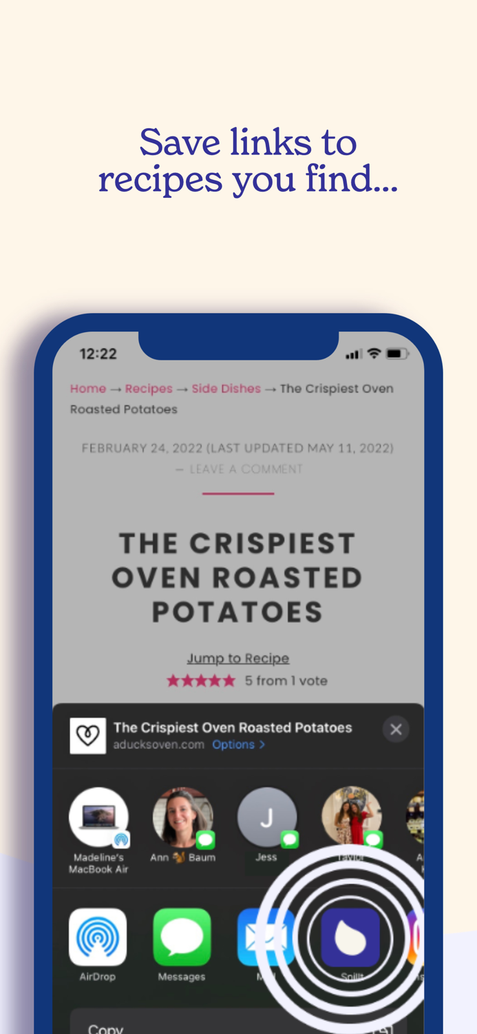 Spillt Social Recipes