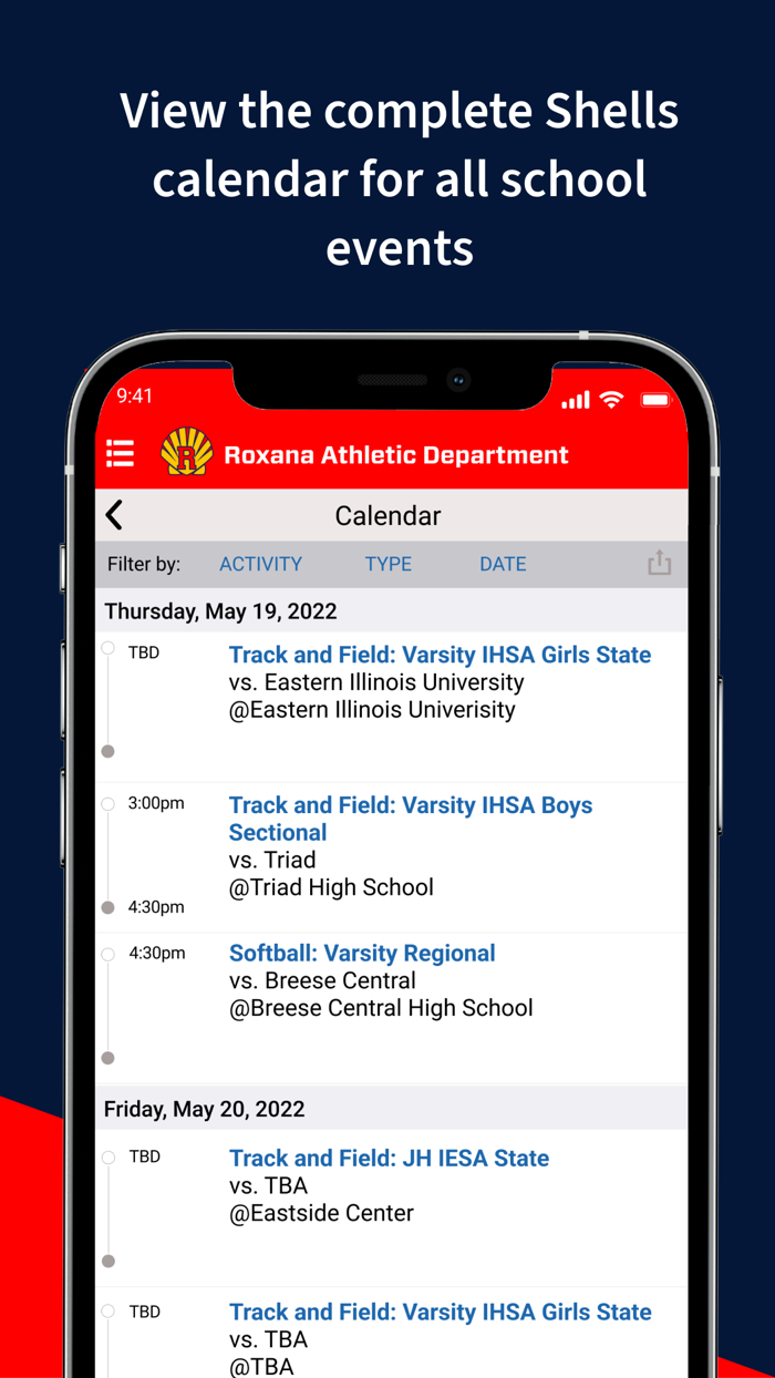 Roxana Athletic Department