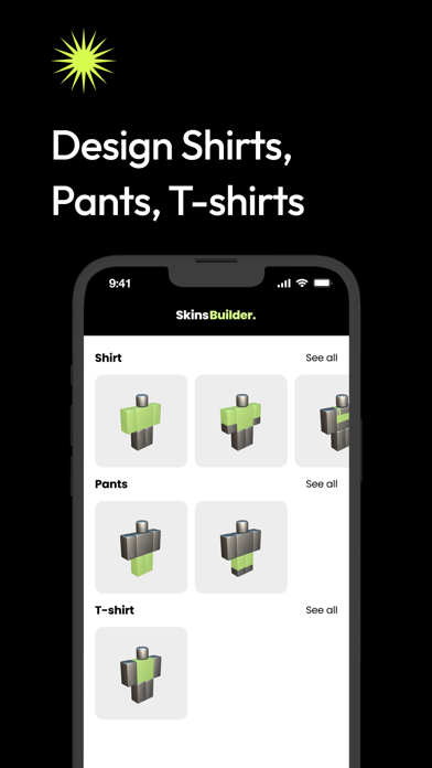 Skins Builder for RBLX iPhone app afbeelding 1