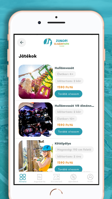 Zobori Élménypark Screenshot