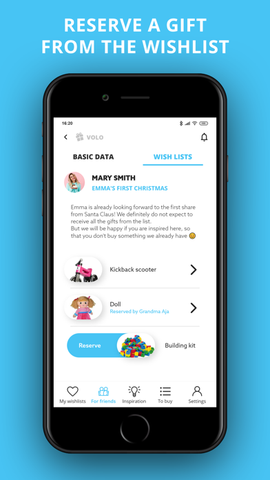 VOLO: Gift registry + grocery Screenshot