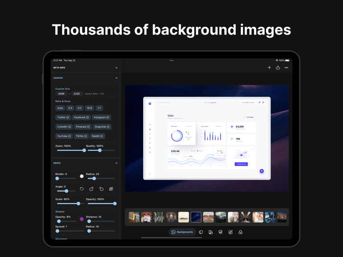 Screenshot Photo Editor Design