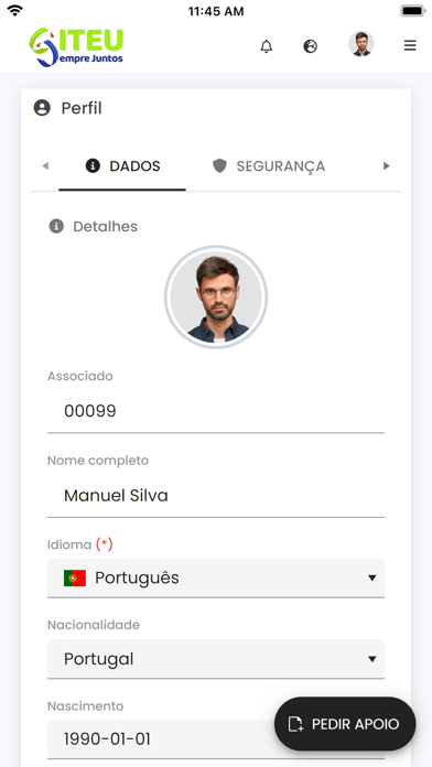 App screenshot