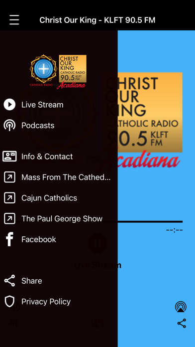 KLFT 90.5 CATHOLIC RADIO Screenshot