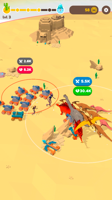 Dinosaur Merge Battle Screenshot