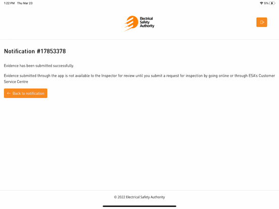 ESA ON Mobile iPad screenshot 4 - Business app