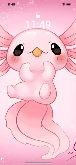 Game screenshot Cute Axolotl - Wallpapers. mod apk