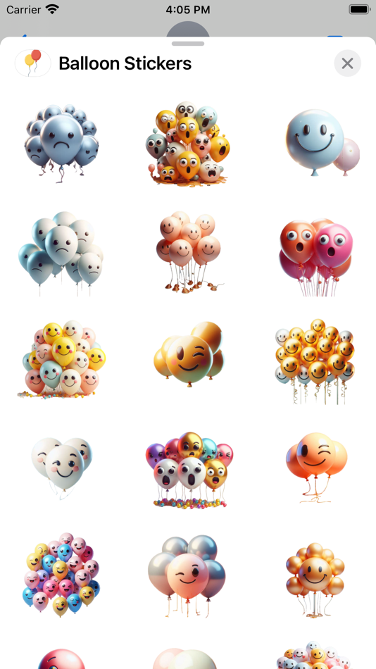 #1. Balloon Stickers (iOS) Podle: Paul Scott