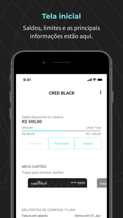 Cartão Credblack Screenshot