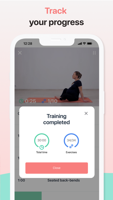 MotherFit Pregnancy workouts Screenshot