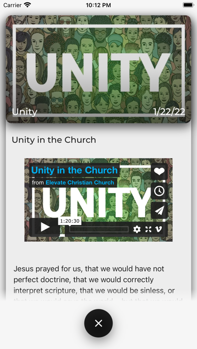 Elevate Christian Church Screenshot